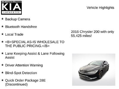 2016 Chrysler 200 Limited