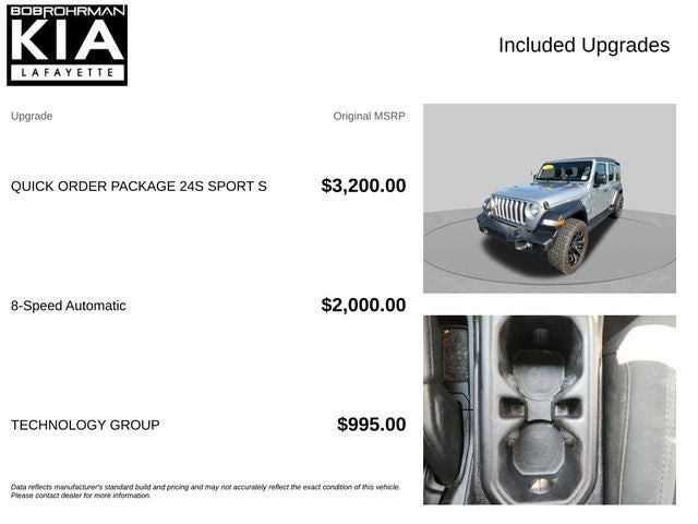 2018 Jeep Wrangler Unlimited Sport S
