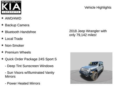 2018 Jeep Wrangler Unlimited Sport S