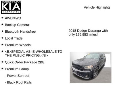 2018 Dodge Durango GT