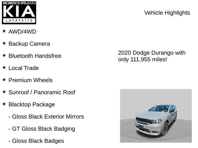 2020 Dodge Durango GT