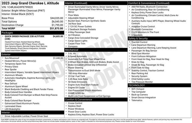 2023 Jeep Grand Cherokee L Altitude