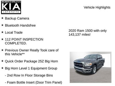 2020 RAM 1500 Big Horn/Lone Star