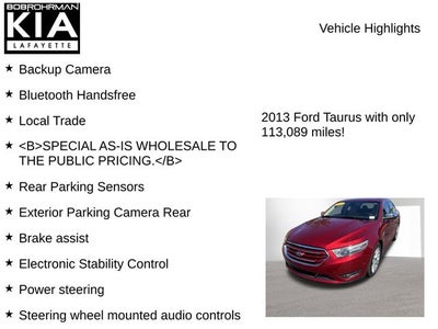 2013 Ford Taurus Limited