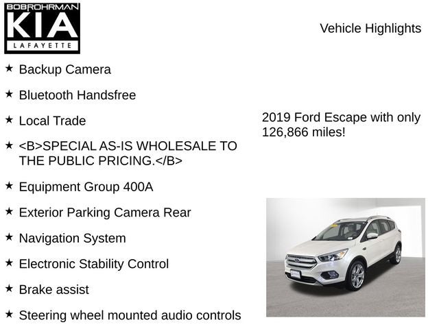 2019 Ford Escape Titanium