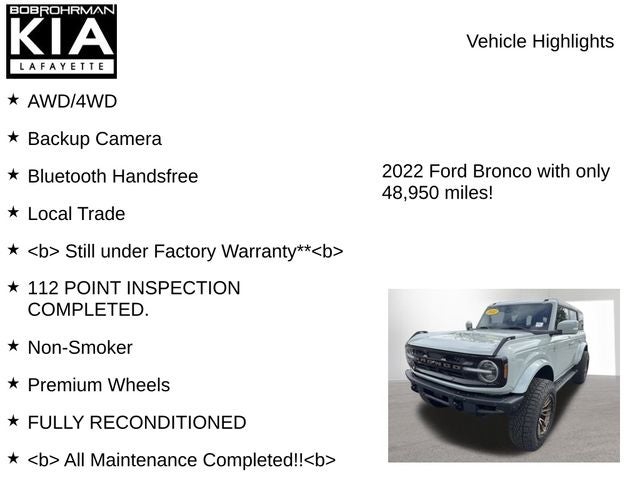 2022 Ford Bronco Base