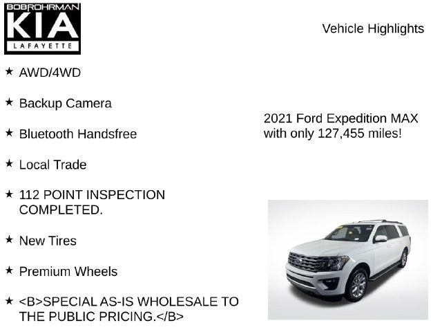 2021 Ford Expedition Max XLT