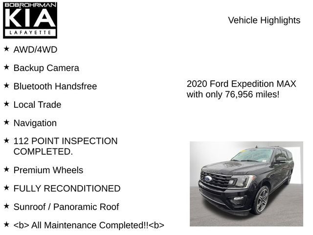 2020 Ford Expedition Max Limited