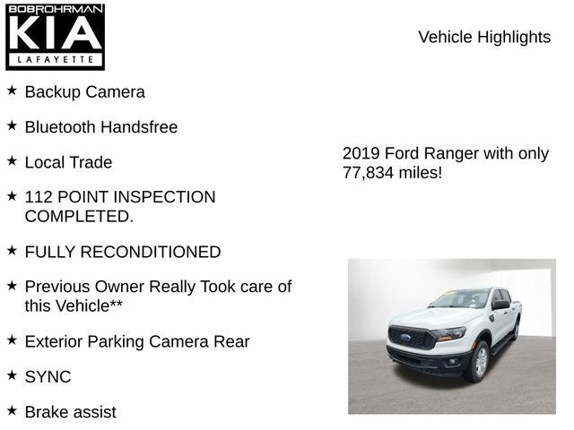 2019 Ford Ranger XL