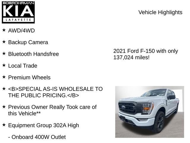 2021 Ford F-150 XLT