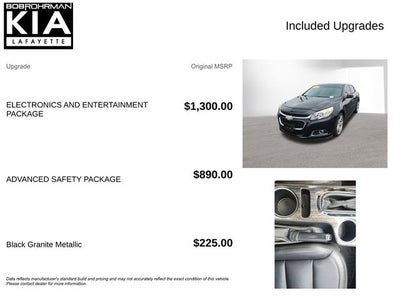 2015 Chevrolet Malibu LTZ 2LZ