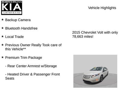 2015 Chevrolet Volt Base