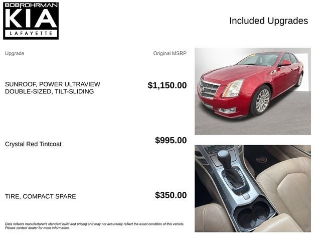 2011 Cadillac CTS 3.0L Performance