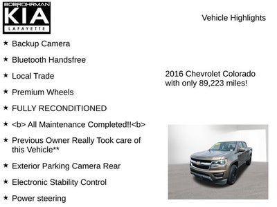 2016 Chevrolet Colorado Work Truck