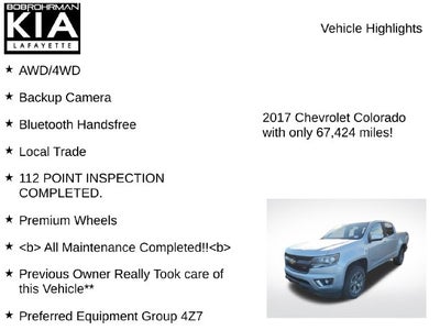 2017 Chevrolet Colorado Z71