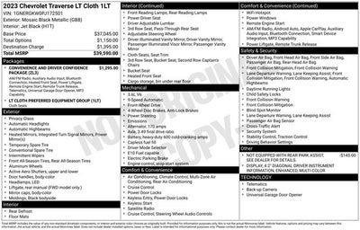 2023 Chevrolet Traverse LT 1LT