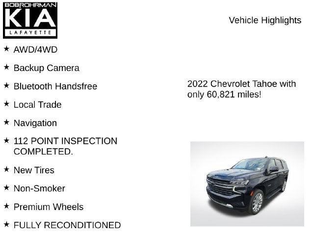 2022 Chevrolet Tahoe LT