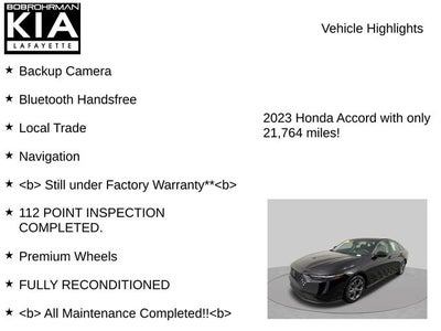 2023 Honda Accord EX