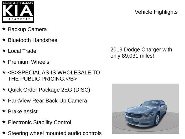 2019 Dodge Charger SXT