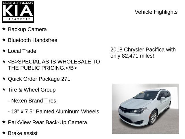 2018 Chrysler Pacifica Touring L