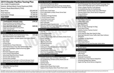 2019 Chrysler Pacifica Touring Plus