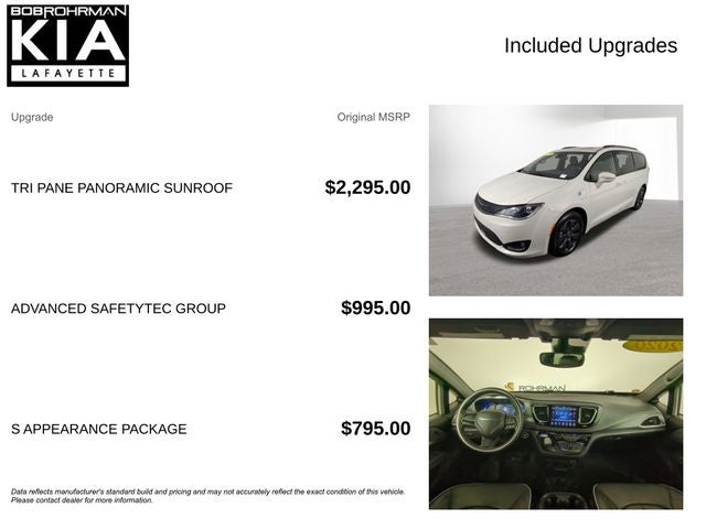 2020 Chrysler Pacifica Hybrid Limited