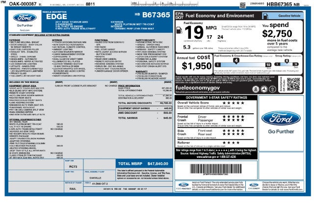 2017 Ford Edge Titanium