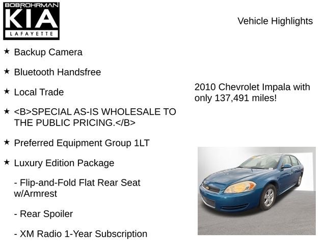 2010 Chevrolet Impala LT