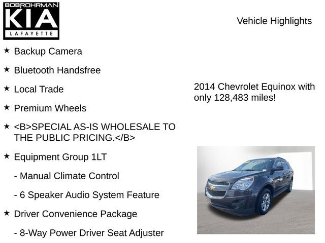 2014 Chevrolet Equinox LT 1LT