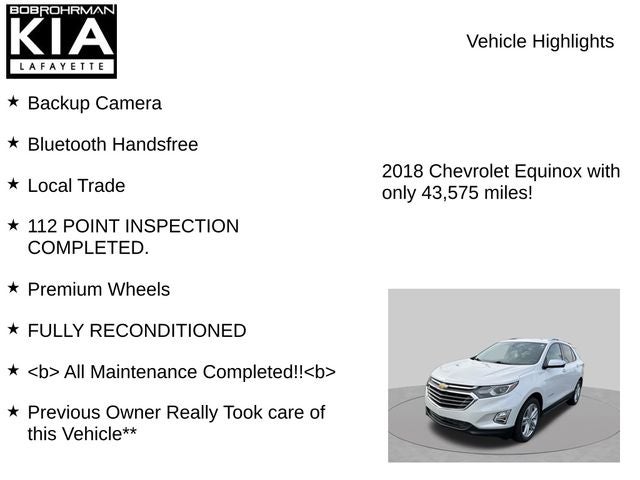 2018 Chevrolet Equinox Premier