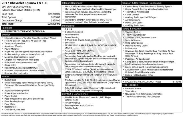 2017 Chevrolet Equinox LS