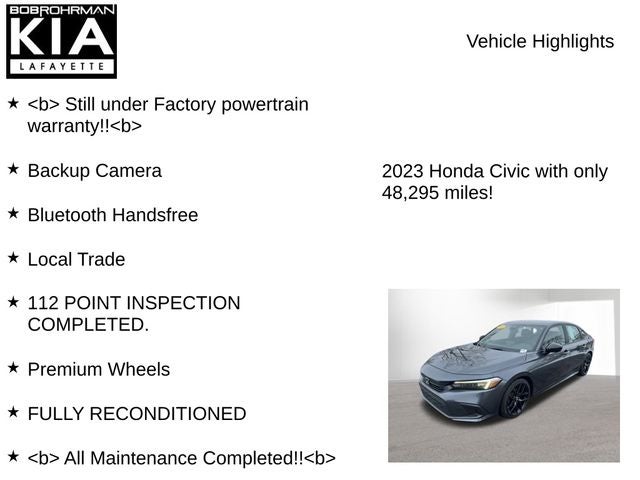 2023 Honda Civic Sport