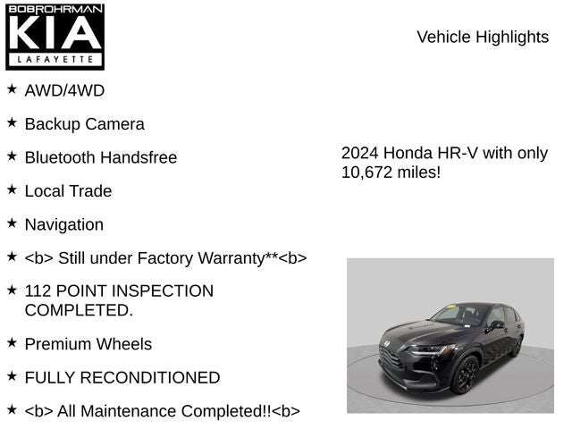 2024 Honda HR-V Sport