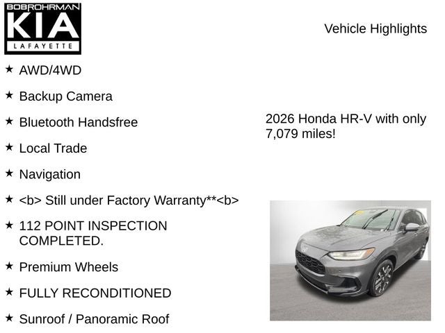 2026 Honda HR-V EX-L