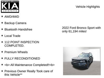 2022 Ford Bronco Sport Outer Banks