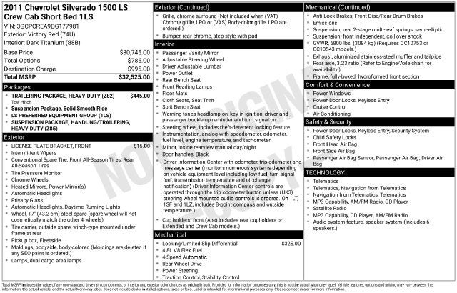 2011 Chevrolet Silverado 1500 LS