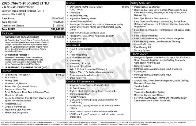 2025 Chevrolet Equinox LT