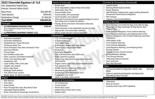 2022 Chevrolet Equinox LS