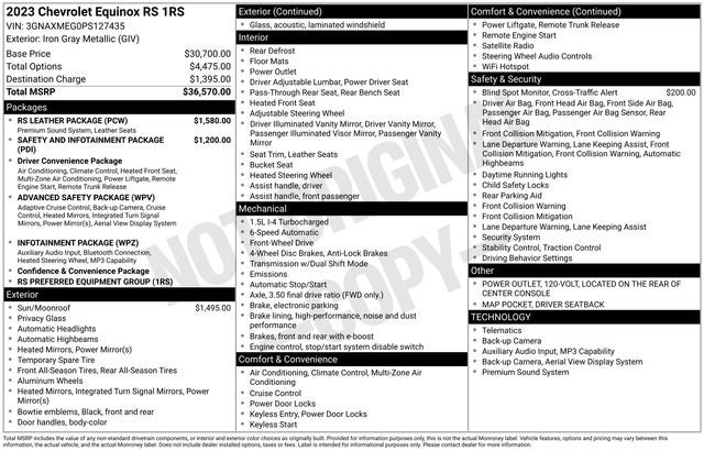 2023 Chevrolet Equinox RS