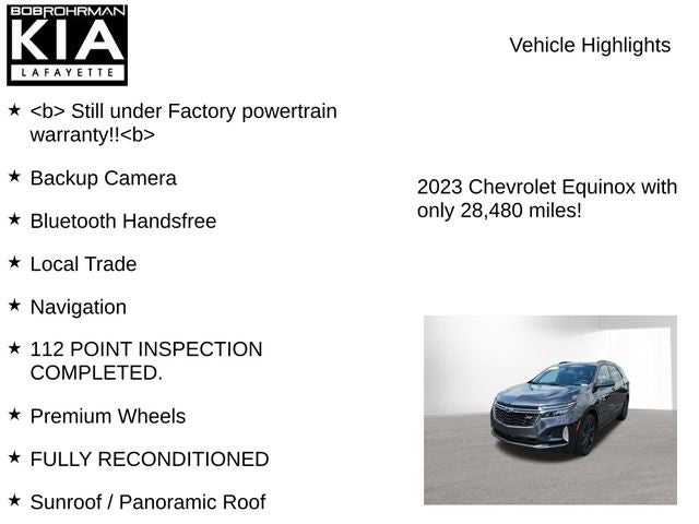 2023 Chevrolet Equinox RS