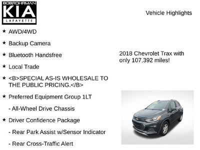 2018 Chevrolet Trax LT