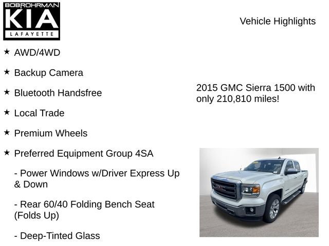 2015 GMC Sierra 1500 SLT