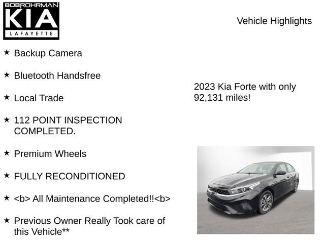 2023 Kia Forte LXS