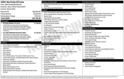 2021 Kia Forte GT-Line