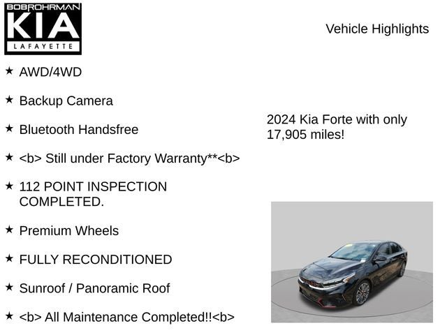 2024 Kia Forte GT