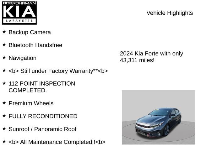 2024 Kia Forte GT