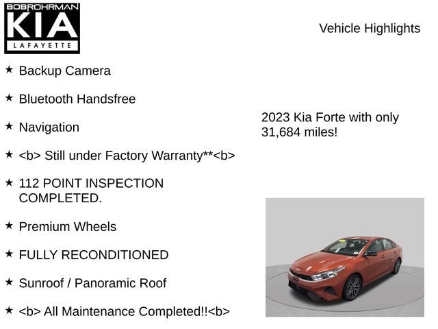 2023 Kia Forte GT-Line