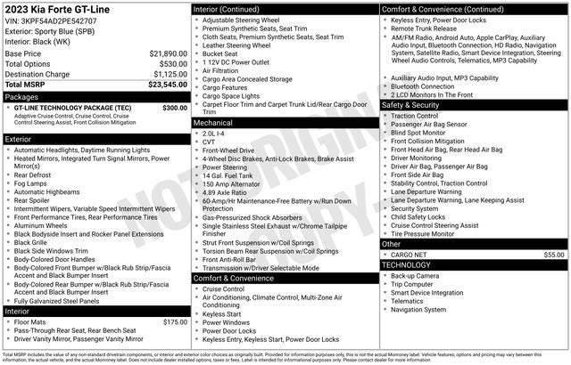 2023 Kia Forte GT-Line