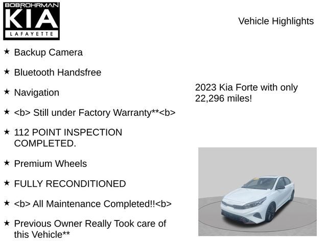 2023 Kia Forte GT-Line