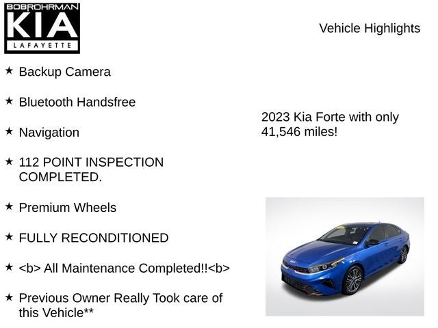 2023 Kia Forte GT-Line